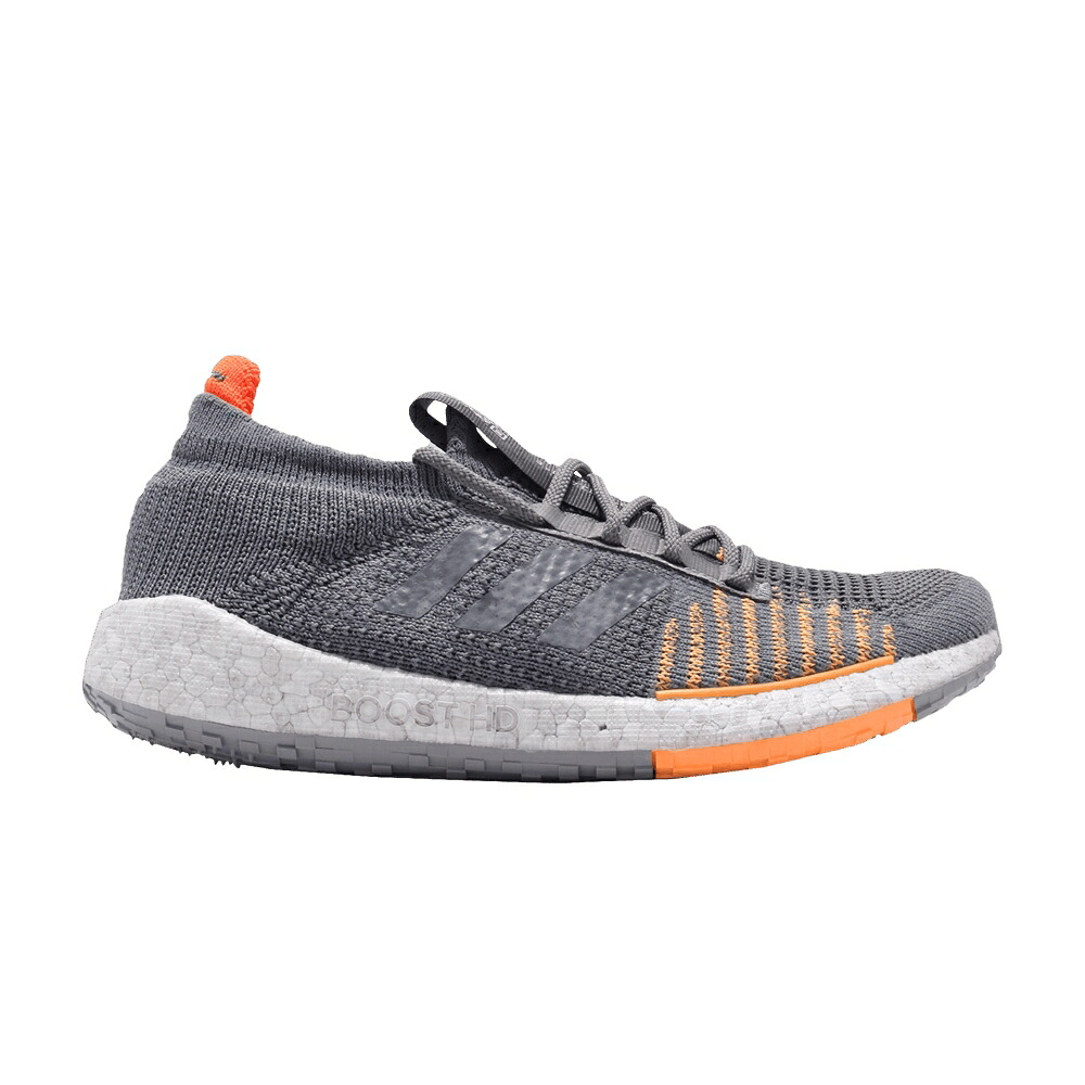 アディダス エルティーディー 薄墨色 薄墨色 \u0027FLASH ORANGE\u0027 スニーカー メンズ ADIDAS PULSEBOOST 固定ディスク LTD M / GREY THREE GREY FIVE FLASH メンズ靴-スニーカー-靴