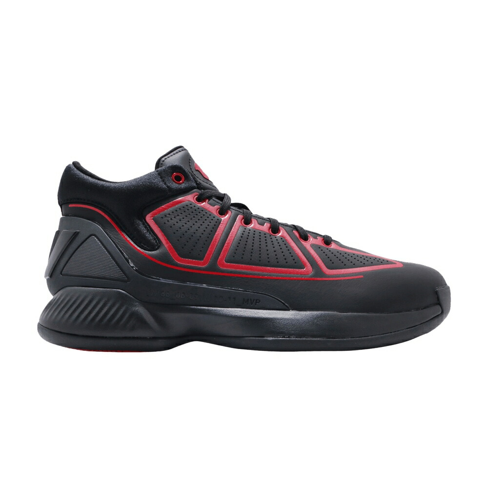 アディダス ローズ コア 黒色 ブラック 緑 グリーン CARLET スニーカー メンズ ADIDAS D ROSE 10 / CORE BLACK SCARLET GREEN