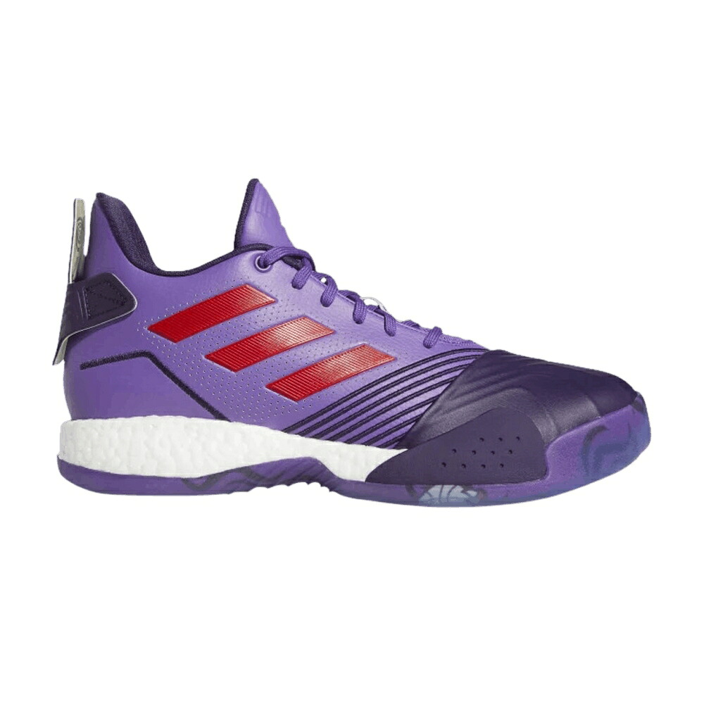 アディダス チーム カレッジ 紫 パープル 赤 レッド 'COLLEGE PURPLE' スニーカー メンズ ADIDAS T-MAC MILLENNIUM / TEAM COLLEGE PURPLE ACTIVE RED｜スニケス