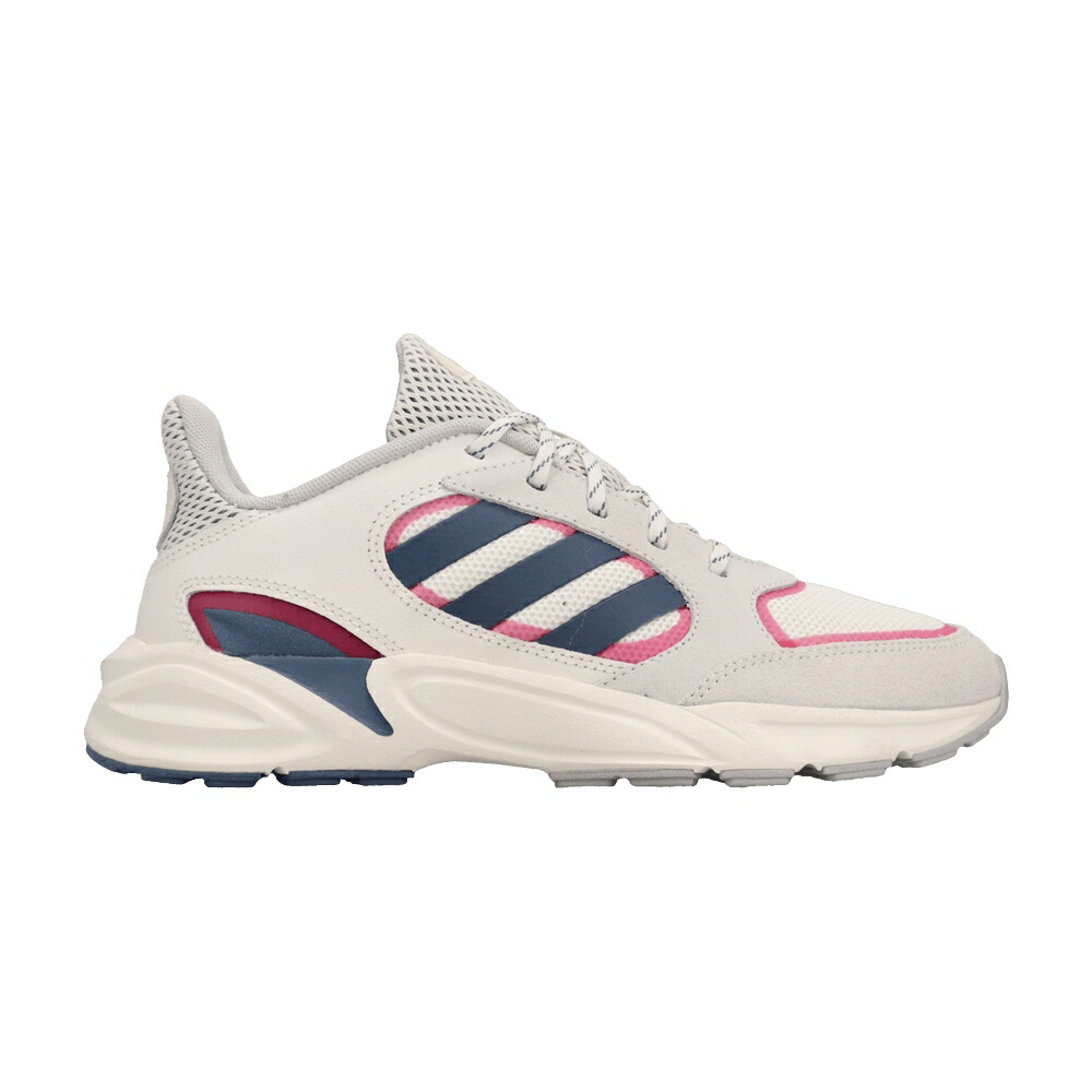 アディダス 白色 ホワイト テック レアル ピンク TECH INK スニーカー レディース ADIDAS WMNS 90S VALASION / RUNNING WHITE TECH INK REAL PINK