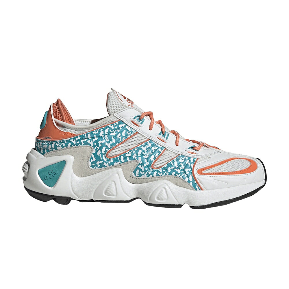 アディダス 白いこと 白いこと アクア \u0027CORAL\u0027 スニーカー メンズ ADIDAS FYW S-97 / WHITE HI RES AQUA SEMI CORAL