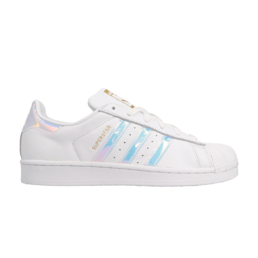 アディダス スーパースター 白色 ホワイト ゴールド 'IRIDESCENT HOLOGRAM' スニーカー レディース ADIDAS WMNS SUPERSTAR / CLOUD WHITE SUPPLIER COLOUR GOLD