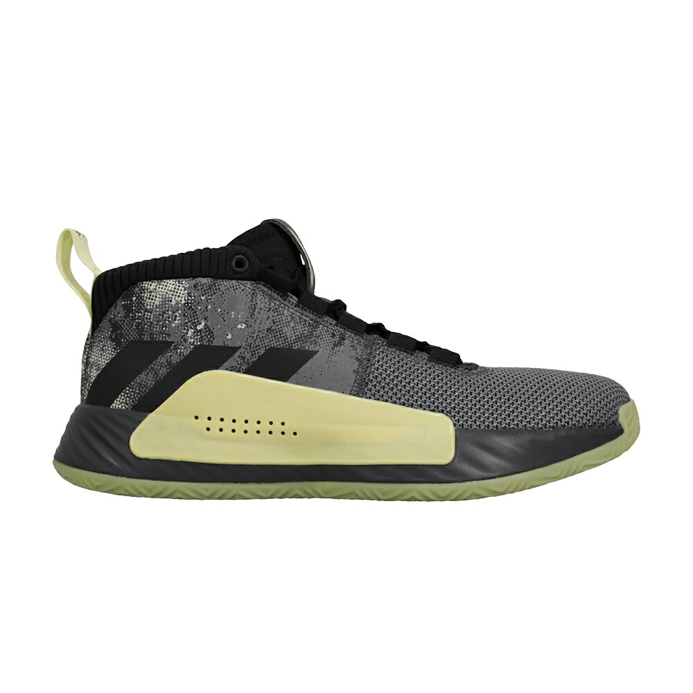 アディダス 灰色 グレー コア 黒色 ブラック GREY YELLOW スニーカー メンズ ADIDAS DAME 5 GCA / GREY SIX GREY FOUR CORE BLACK