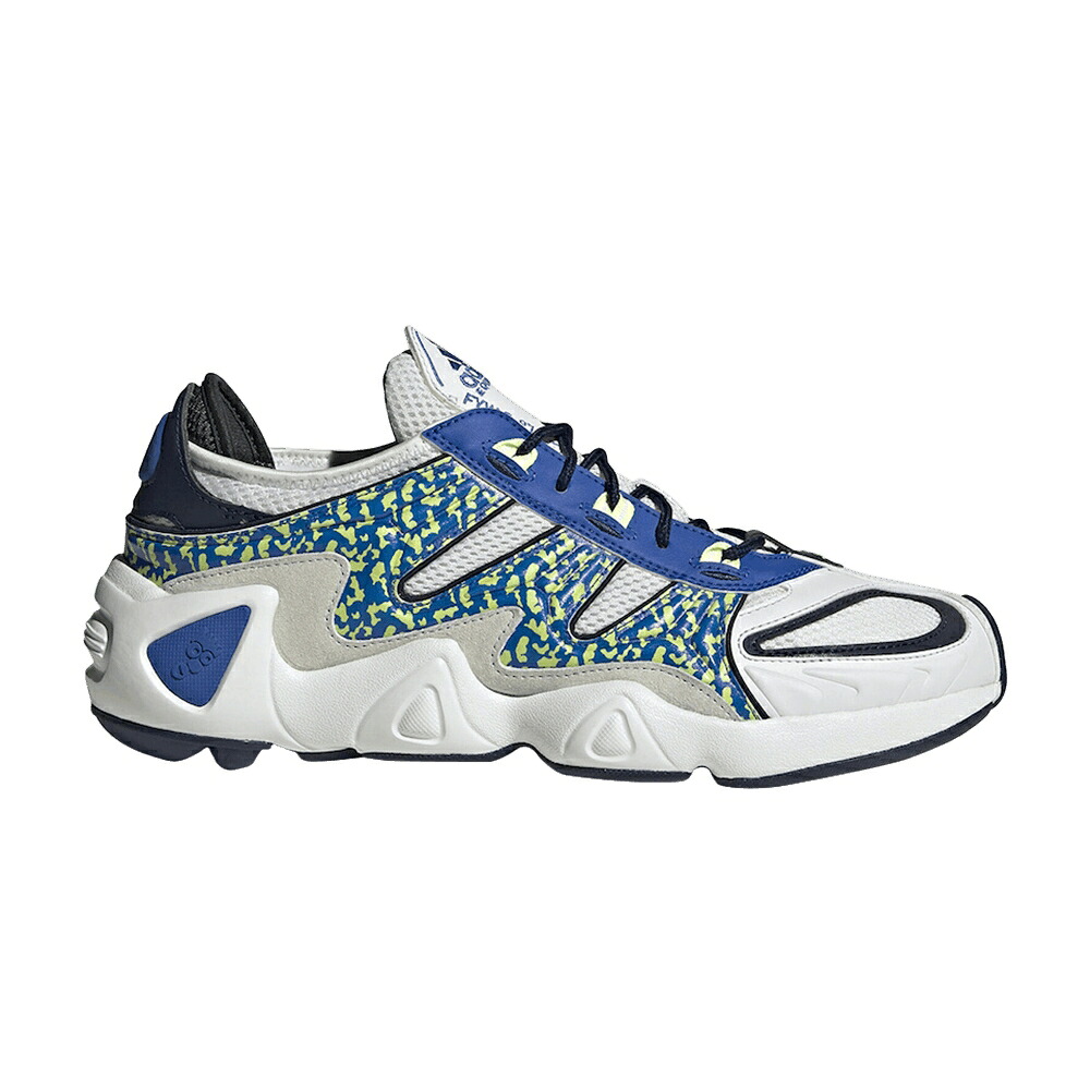 アディダス 白色 ホワイト 青色 ブルー 黄色 イエロー 'BLUE' スニーカー メンズ ADIDAS FYW S-97 / WHITE BLUE HI RES YELLOW