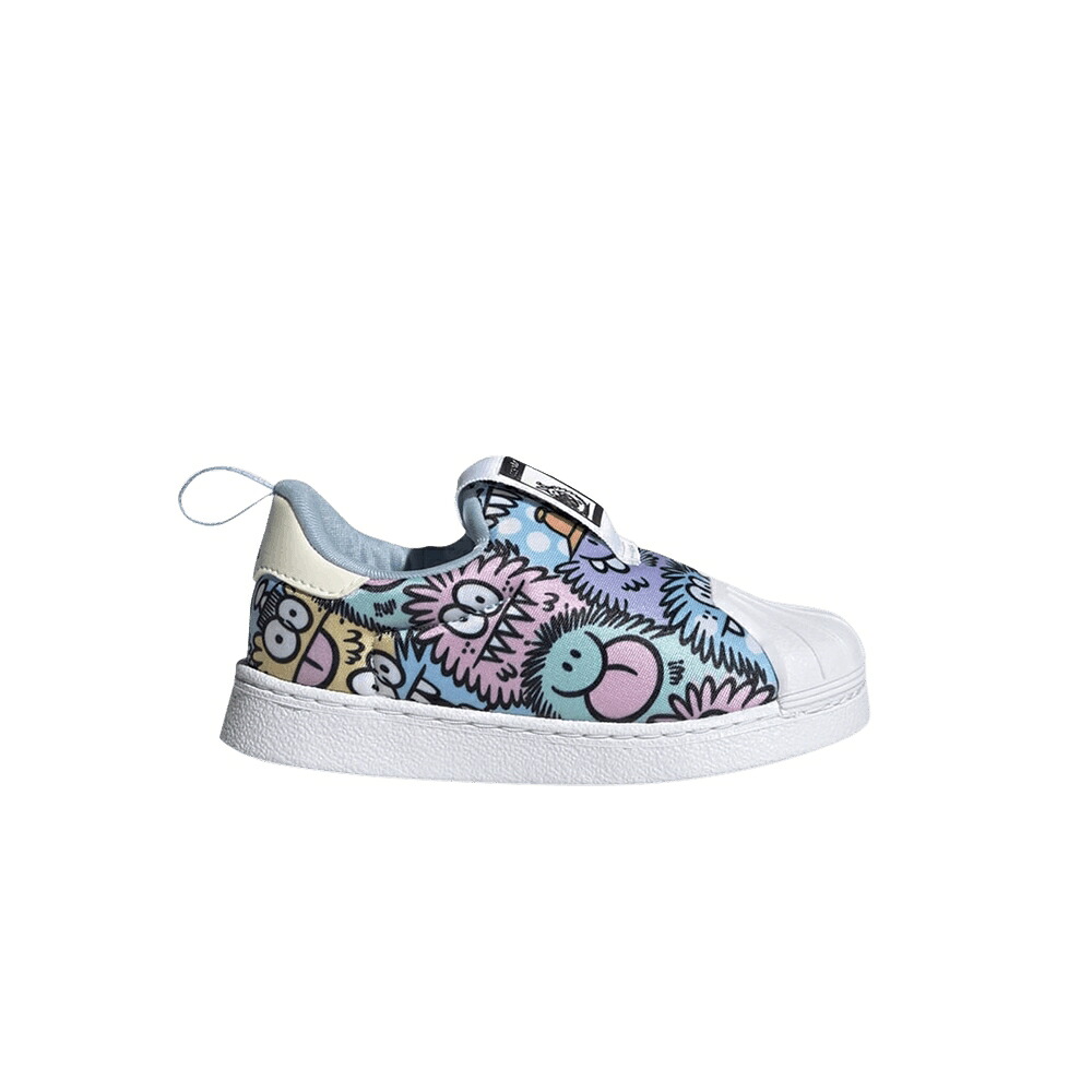 アディダス ケビン スーパースター スカイ 白色 ホワイト 'MONSTER' スニーカー メンズ ADIDAS KEVIN LYONS X SUPERSTAR 360 INFANT / CLEAR SKY CLEAR SKY CLOUD WHITE