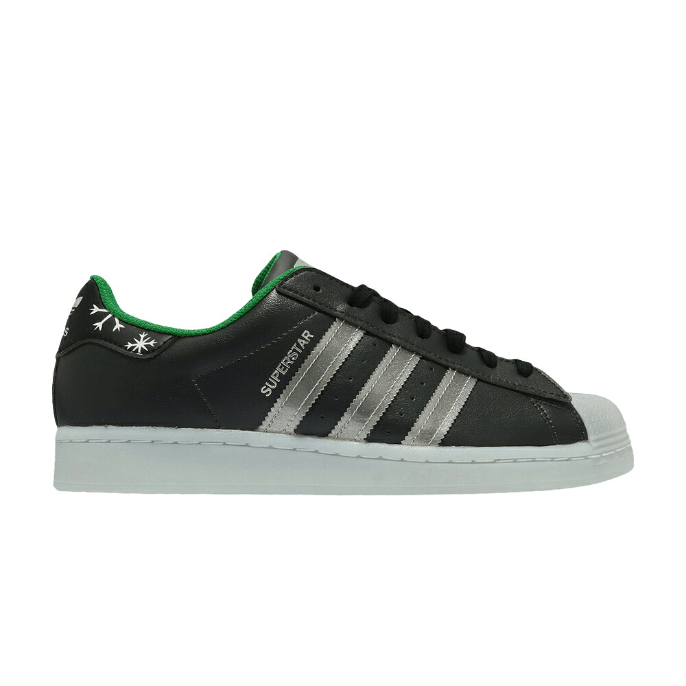 アディダス スーパースター カーボン コア 黒色 ブラック 'XMAS' スニーカー メンズ ADIDAS SUPERSTAR / CARBON CARBON CORE BLACK