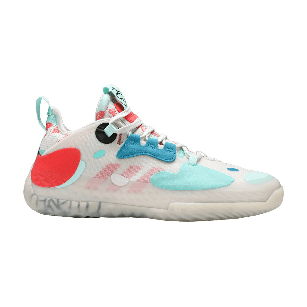 アディダス ハーデン 薄墨色 薄墨色 赤 赤いこと VOL. \u0027AVATAR VIOLATION\u0027 スニーカー メンズ ADIDAS HARDEN 5 FUTURENATURAL PACK - TRAFFIC / ORBIT GREY BRIGHT RED CLEAR MINT メンズ靴-スニーカー