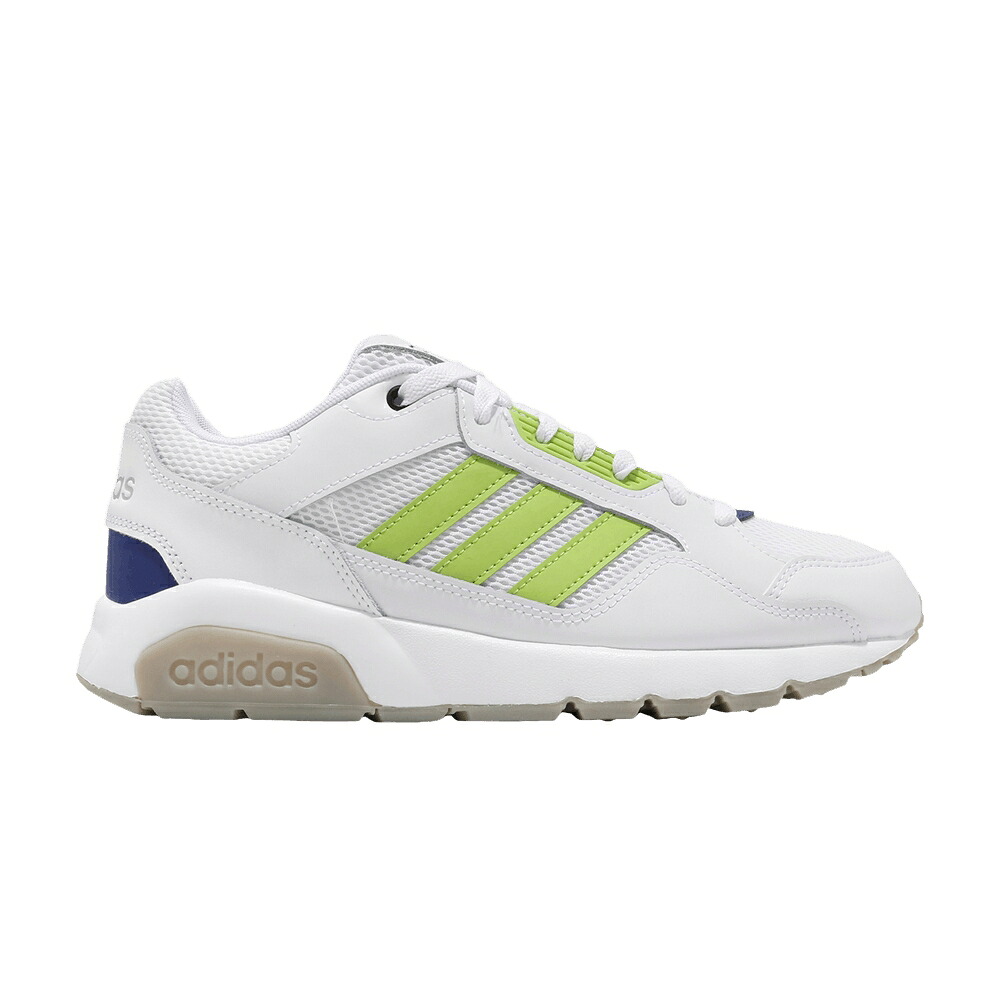 アディダス ラン 白色 ホワイト 緑 グリーン 灰色 グレー 'WHITE GREEN' スニーカー メンズ ADIDAS RUN 90S / WHITE GREEN GREY