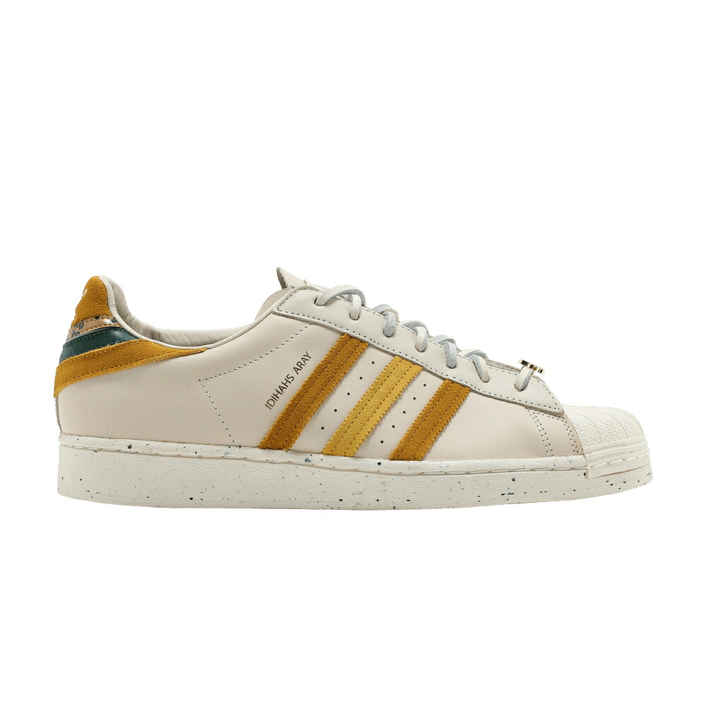 アディダス スーパースター レガシー クリーム 白色 ホワイト 黄色 イエロー 'CREAM GOLD' スニーカー メンズ ADIDAS YARA SHAHIDI X SUPERSTAR LEGACY / CREAM WHITE HAZY YELLOW LEGACY