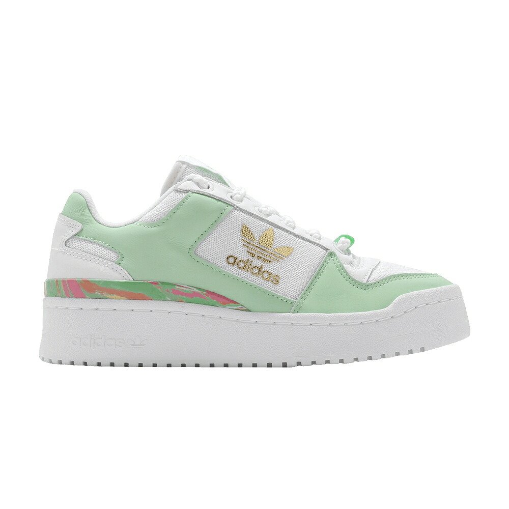 アディダス 討論会 白いこと 白いこと 緑 緑であること \u0027I DANCE\u0027 スニーカー レディース ADIDAS WMNS FORUM BOLD LOVE / CLOUD WHITE FROZEN GREEN MATTE