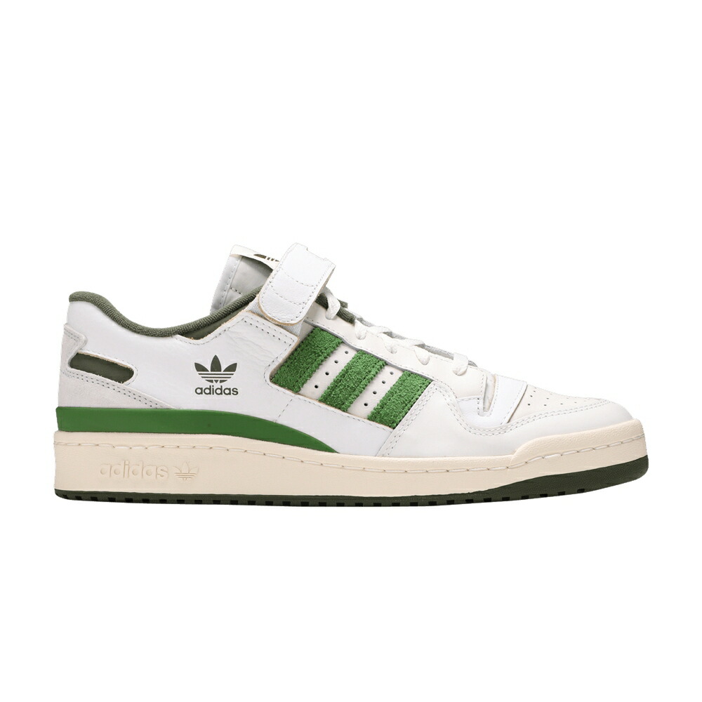 アディダス フォーラム クルー 白色 ホワイト 緑 グリーン ワイルド WHITE GREEN スニーカー メンズ ADIDAS FORUM 84 LOW CREW / CLOUD WHITE CREW GREEN WILD PINE