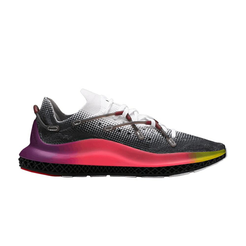 アディダス ウルトラ 白色 ホワイト 紫 パープル コア BLACK PURPLE スニーカー メンズ ADIDAS 4D FUSIO ULTRA / CLOUD WHITE ULTRA PURPLE CORE