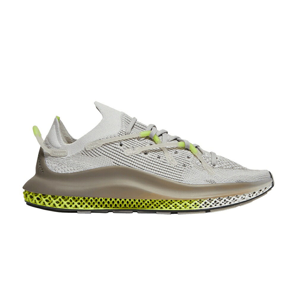 アディダス 灰色 グレー 黄色 イエロー 'GREY YELLOW' スニーカー メンズ ADIDAS 4D FUSIO SOLAR / GREY ONE GREY SIX SOLAR YELLOW|スニケス