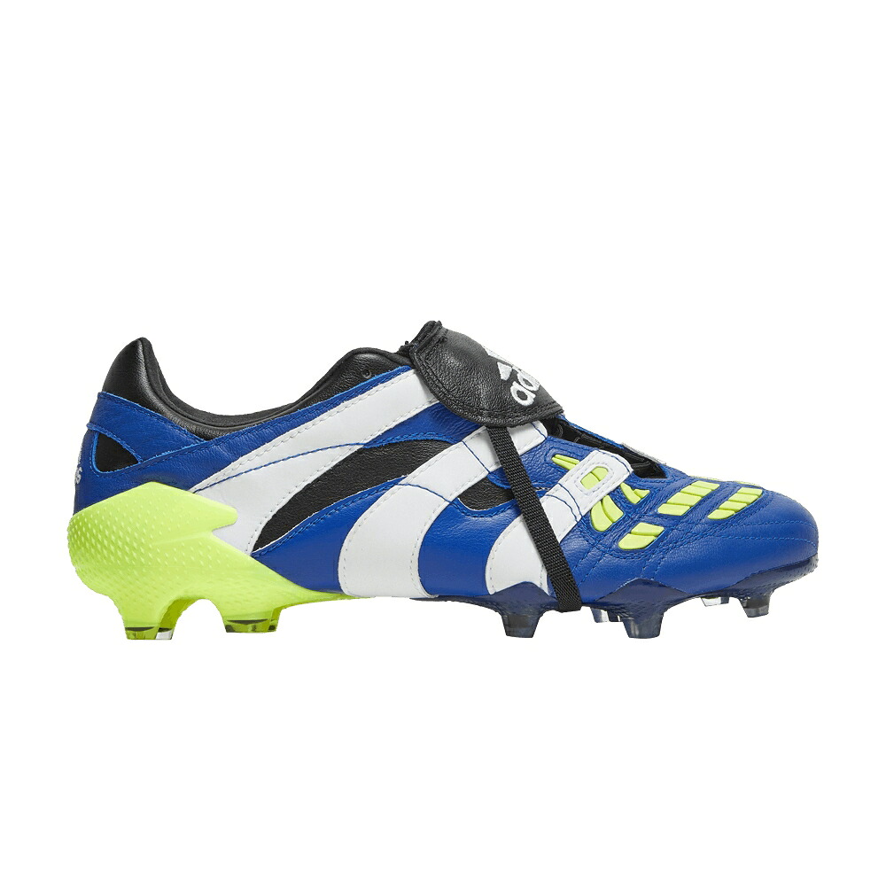 アディダス プレデター 青色 ブルー 白色 ホワイト 'ROYAL YELLOW' スニーカー メンズ ADIDAS PREDATOR ACCELERATOR FG BLUE SOLAR / ROYAL BLUE CLOUD WHITE SOLAR