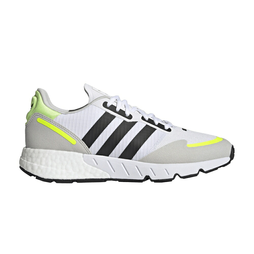アディダス ブースト 白いこと 白いこと 中核グループ 黒いこと 黒いこと \u0027WHITE YELLOW\u0027 スニーカー メンズ ADIDAS ZX 1K BOOST SOLAR / CLOUD WHITE CORE BLACK SOLAR