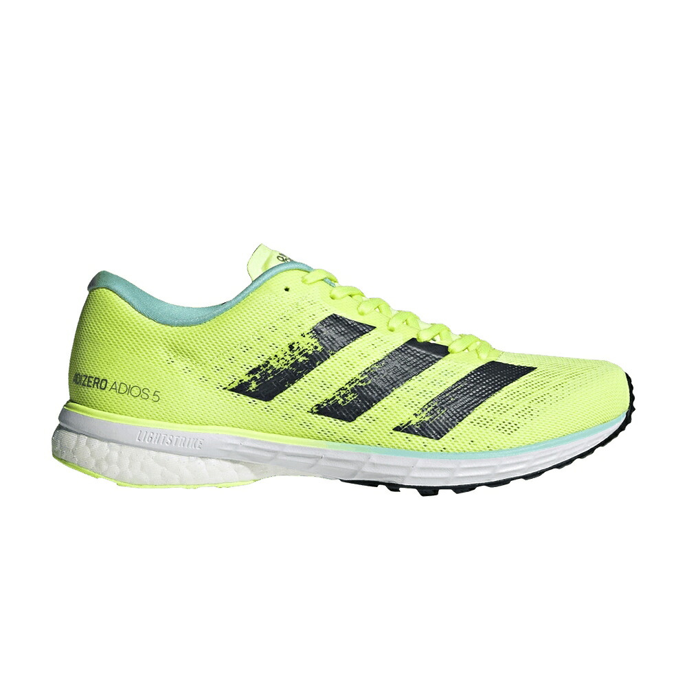 アディダス アディゼロ アディオス 黄色 イエロー クルー 紺色 ネイビー 'HIRES YELLOW' スニーカー レディース ADIDAS WMNS ADIZERO ADIOS 5 'HI-RES / HI RES YELLOW CREW NAVY CLEAR｜スニケス 173,950円
