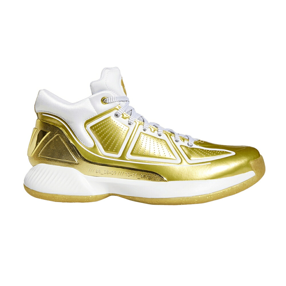 アディダス サクラ色 ゴールド 白いこと 白いこと \u0027METALLIC GOLD\u0027 スニーカー メンズ ADIDAS D ROSE 10 / GOLD METALLIC CLOUD WHITE GOLD