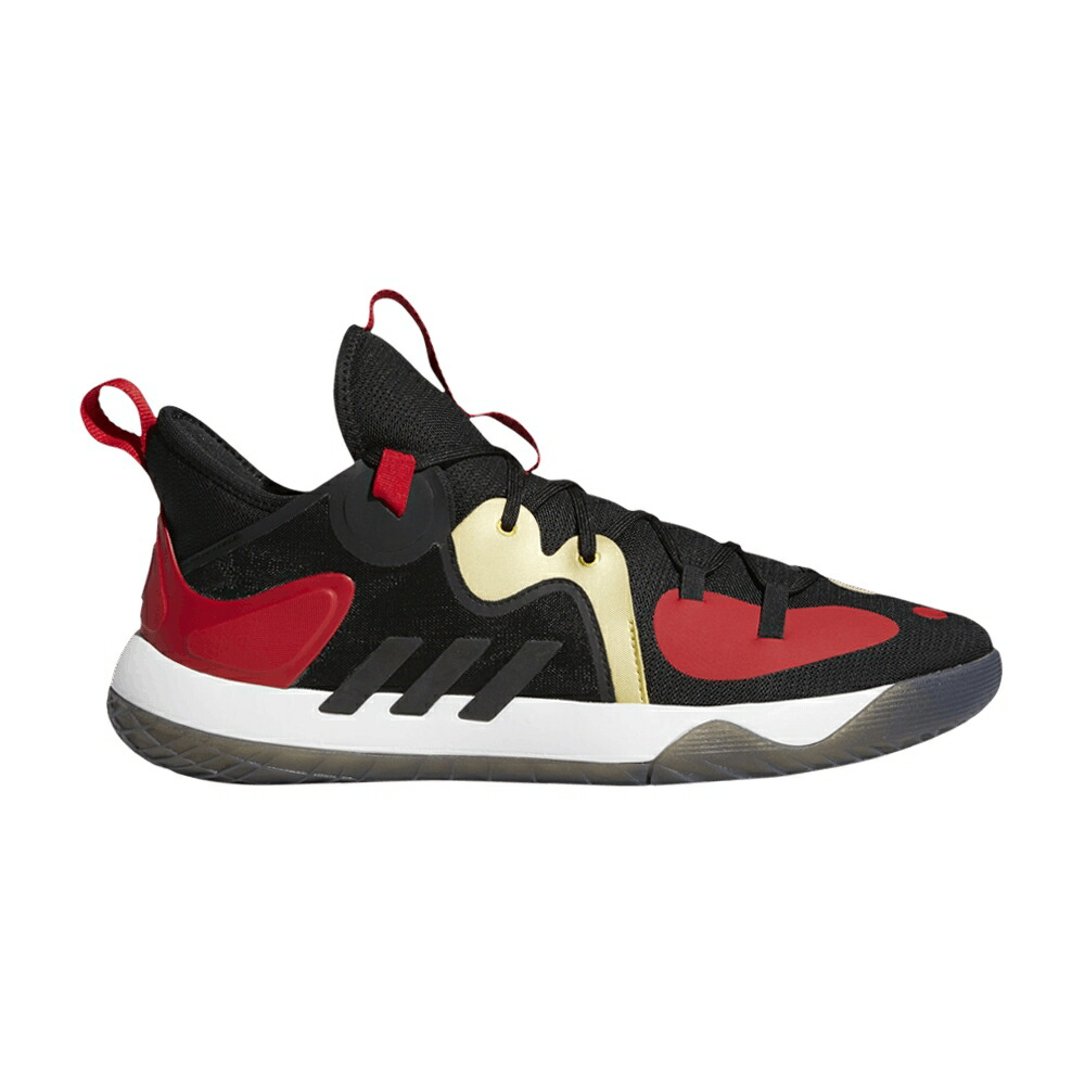 アディダス ハーデン ステップバック コア 黒色 ブラック ゴールド CHINESE YEAR スニーカー メンズ ADIDAS HARDEN STEPBACK 2 NEW / CORE BLACK GOLD METALLIC SCARLET