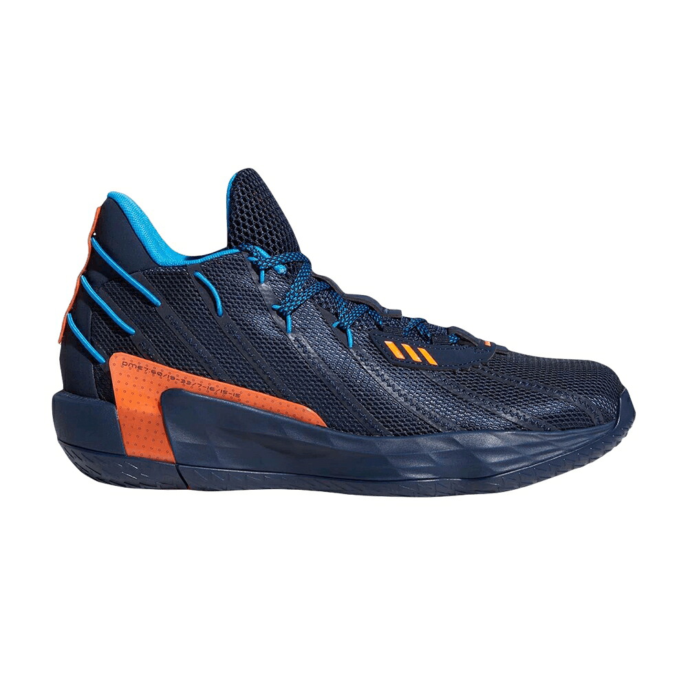 アディダス 野球クラブ 紺色 米国海軍 青碧 青色 \u0027LIGHTS OUT\u0027 スニーカー メンズ ADIDAS DAME 7 / TEAM NAVY BRIGHT BLUE TEAM SOLAR メンズ靴-靴