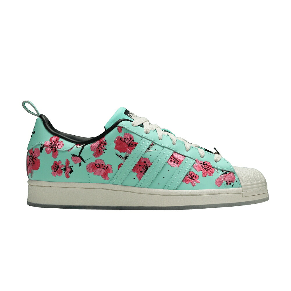 アディダス アリゾナ はやりっ子 白いこと 白いこと \u0027GREEN HONEY\u0027 スニーカー メンズ ADIDAS ARIZONA X SUPERSTAR TEA WITH GINSENG AND / CHALK WHITE CHALK WHITE CHALK