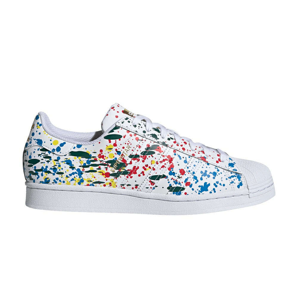 アディダス スーパースター 白色 ホワイト ゴールド PLASHES WHITE スニーカー メンズ ADIDAS SUPERSTAR PLASHES, SPLATTER AND DRIPS - / CLOUD WHITE CLOUD WHITE GOLD