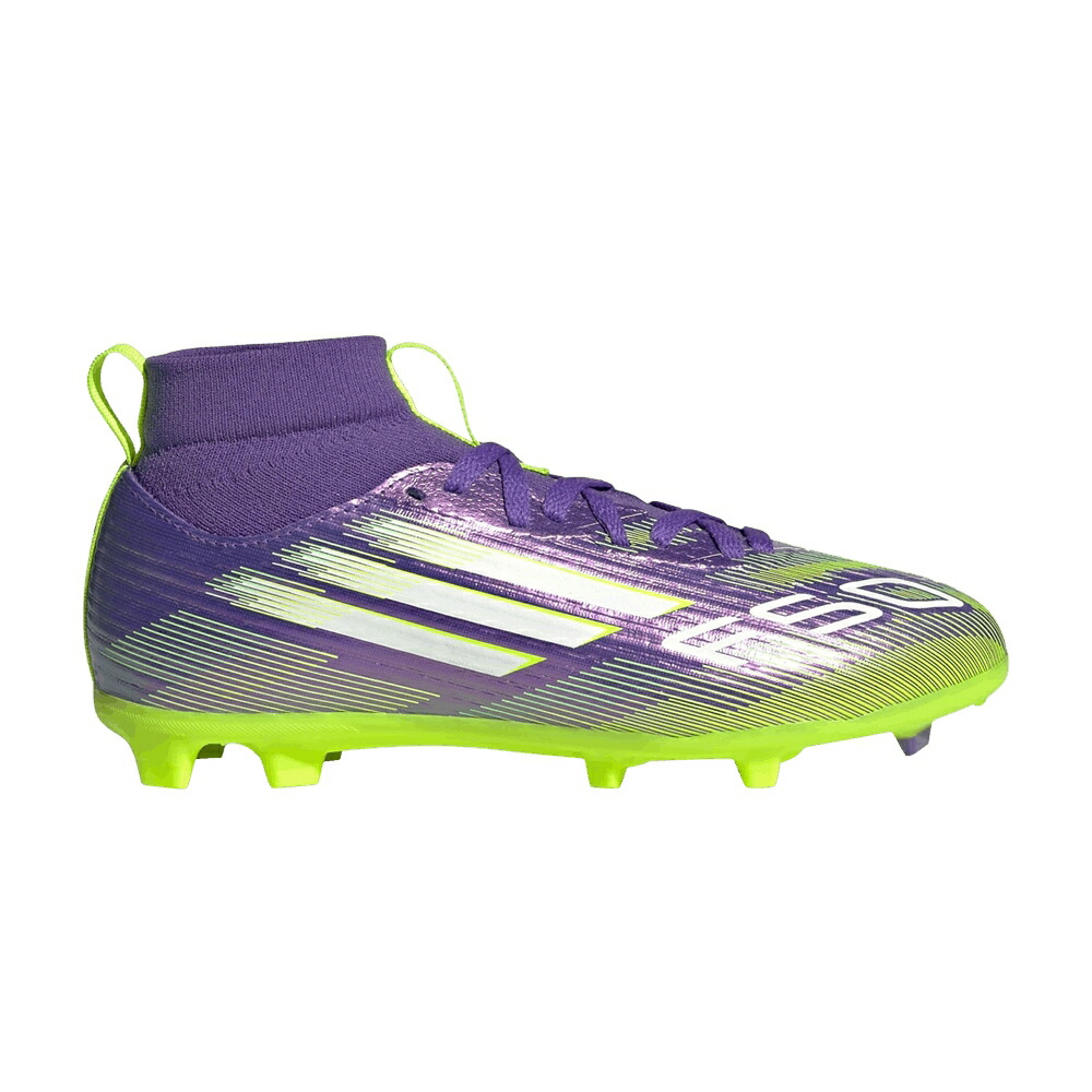アディダス アディゼロ ミッド 紫 パープル ラッシュ 白色 ホワイト RADIANT PACK スニーカー メンズ ADIDAS ADIZERO F50 LEAGUE MID FG MG K BLAZE / PURPLE RUSH CLOUD WHITE LUCID
