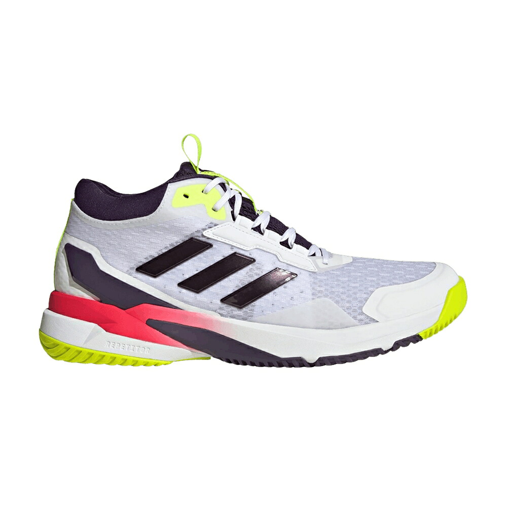 アディダス ミッド 白色 ホワイト 'WHITE METALLIC' スニーカー メンズ ADIDAS CRAZYFLIGHT 6 MID INDOOR AURORA / CLOUD WHITE AURORA METALLIC SEMI