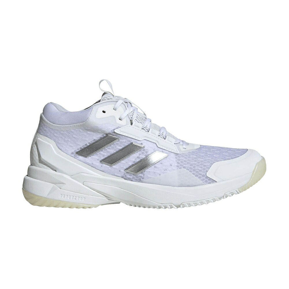 アディダス ミッド 銀色 シルバー 白色 ホワイト コア 'WHITE METALLIC' スニーカー レディース ADIDAS WMNS CRAZYFLIGHT 6 MID INDOOR SILVER / CLOUD WHITE SILVER METALLIC CORE|スニケス