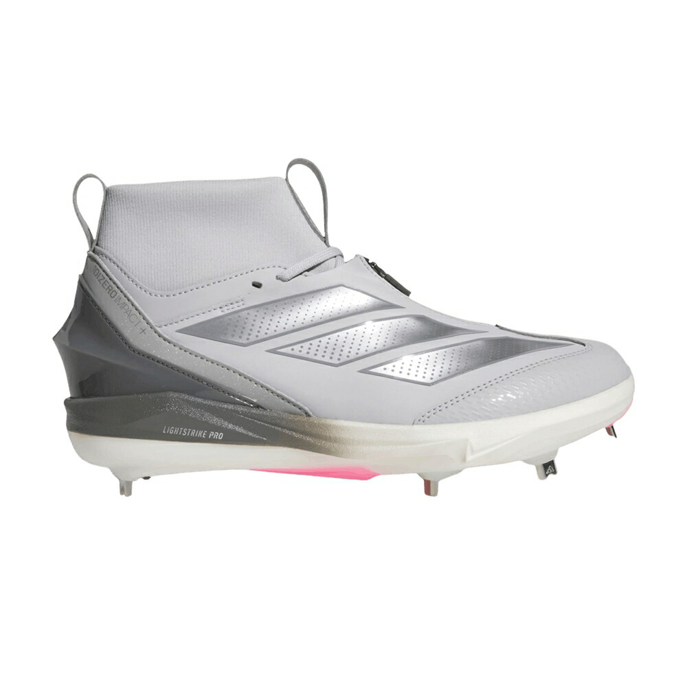 アディダス アディゼロ チーム 灰色 グレー 銀色 シルバー IMPACT+ 2.0 TEAM GREY スニーカー メンズ ADIDAS ADIZERO LIGHT / TEAM LIGHT GREY SILVER METALLIC