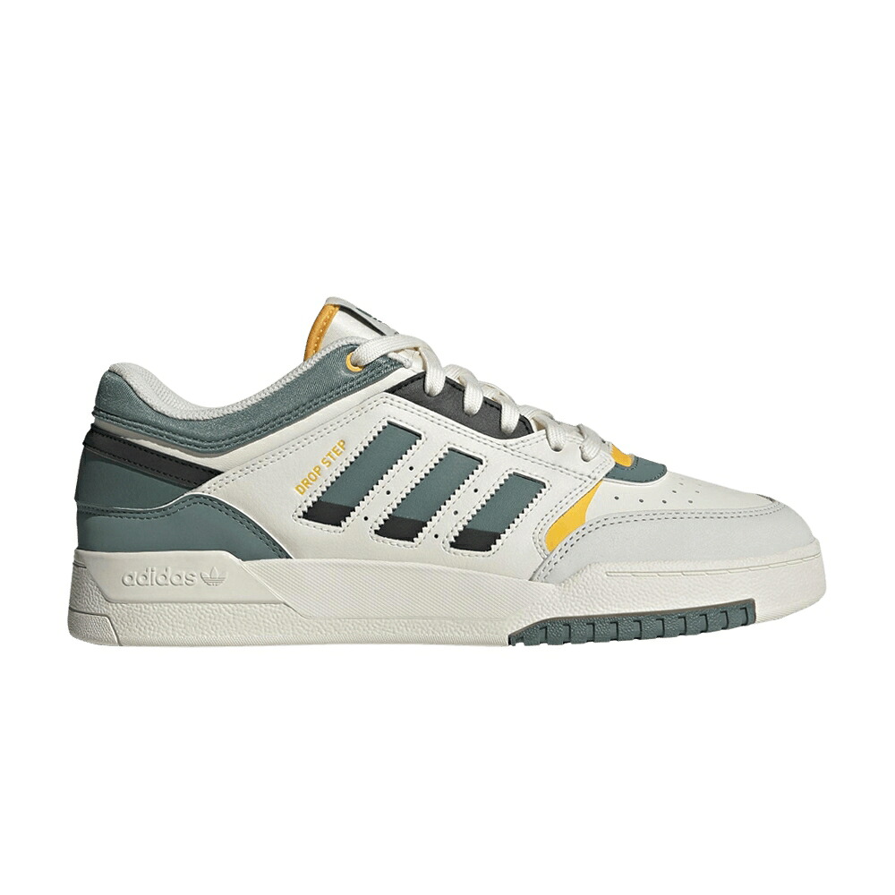 アディダス テック 白いこと 白いこと \u0027WHITE EMERALD\u0027 スニーカー メンズ ADIDAS DROP STEP LOW TECH / CHALK WHITE TECH EMERALD ACTIVE