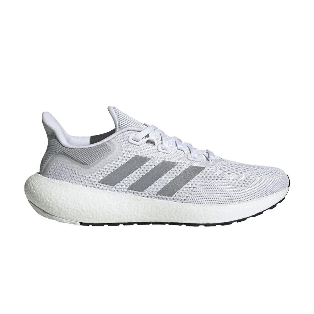 アディダス 銀色 シルバー 白色 ホワイト WHITE METALLIC スニーカー レディース ADIDAS WMNS PUREBOOST JET SILVER / FOOTWEAR WHITE SILVER METALLIC
