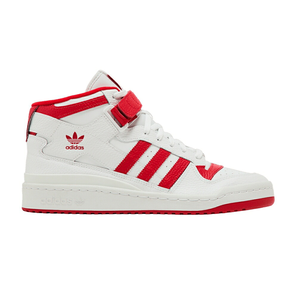 アディダス フォーラム ミッド 白色 ホワイト 赤 レッド 'WHITE RED' スニーカー メンズ ADIDAS FORUM MID VIVID / CLOUD WHITE VIVID RED CLOUD