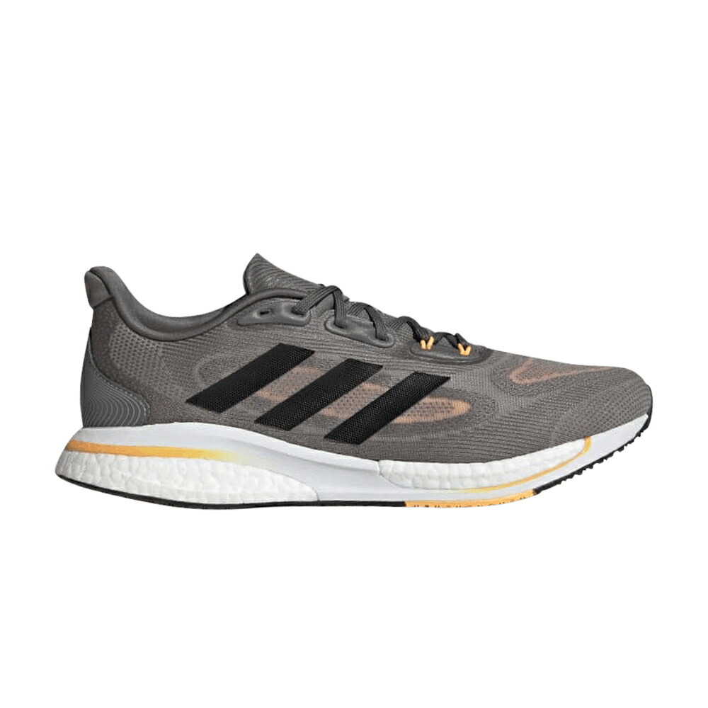 アディダス 薄墨色 薄墨色 中核グループ 黒いこと 黒いこと SUPERNOVA+ \u0027GREY ORANGE\u0027 スニーカー メンズ ADIDAS FLASH / GREY FOUR CORE BLACK FLASH