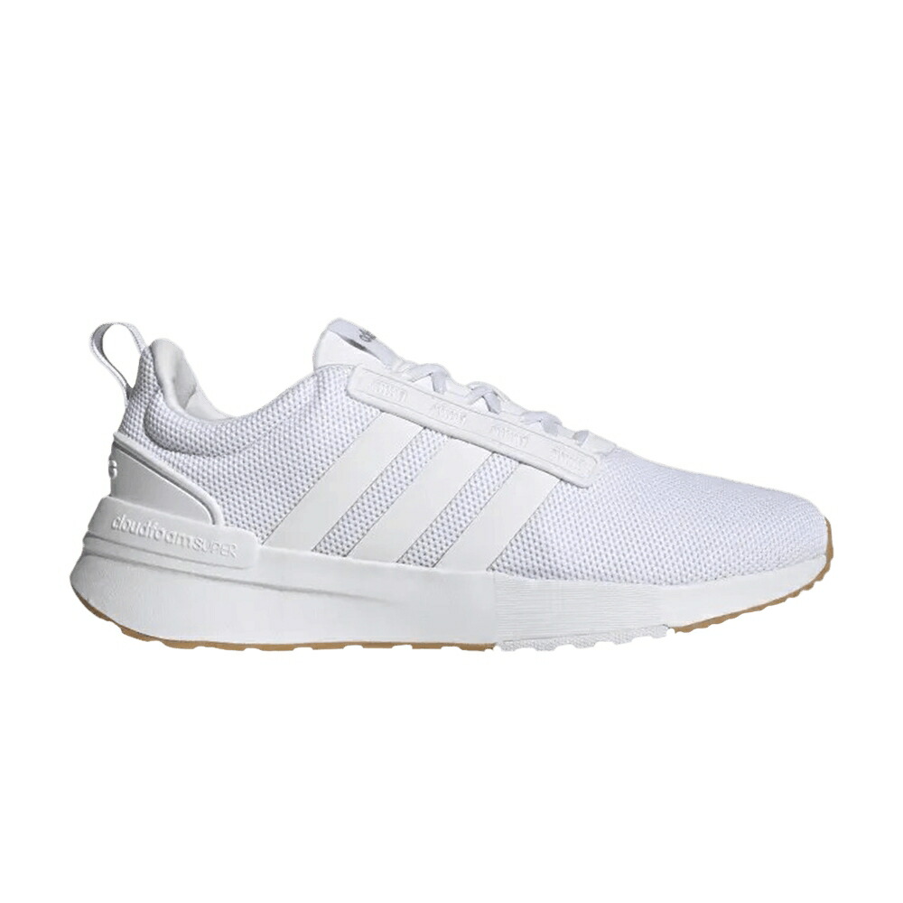 アディダス 白色 ホワイト 灰色 グレー WHITE GUM スニーカー メンズ ADIDAS RACER TR21 / CLOUD WHITE CLOUD WHITE GREY TWO