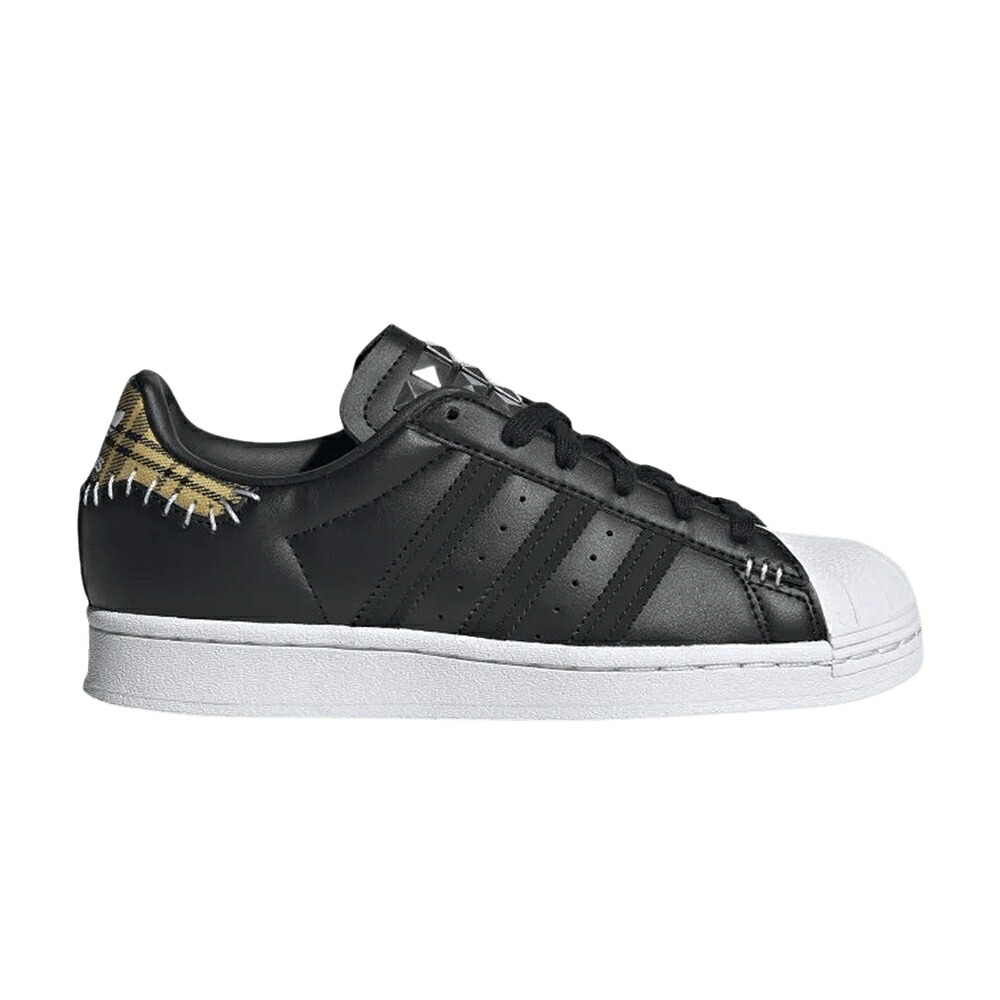 アディダス スーパースター コア 黒色 ブラック チーム 'PUNK' スニーカー メンズ ADIDAS SUPERSTAR J / CORE BLACK CORE BLACK TEAM