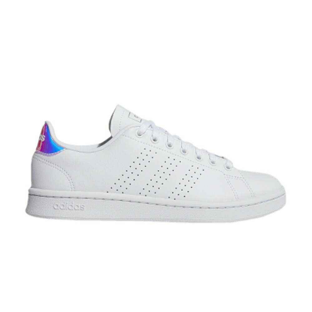 アディダス 白色 ホワイト 銀色 シルバー WHITE スニーカー レディース ADIDAS WMNS ADVANTAGE / FOOTWEAR WHITE SILVER METALLIC