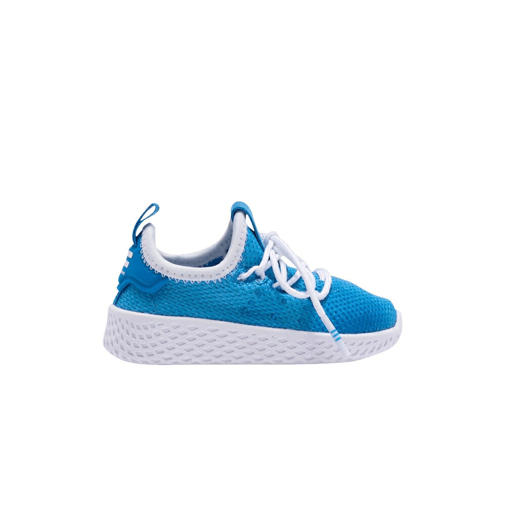 アディダス テニス 青色 ブルー 白色 ホワイト 'BRIGHT BLUE' スニーカー メンズ ADIDAS PHARRELL WILLIAMS X TENNIS HU INFANT / BRIGHT BLUE RUNNING WHITE|スニケス
