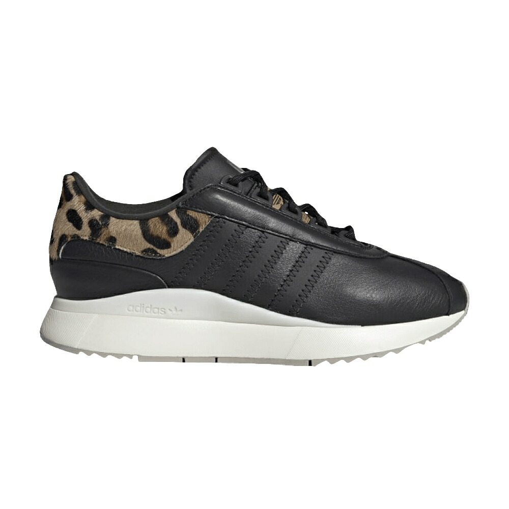 アディダス コア 黒色 ブラック LEOPARD スニーカー レディース ADIDAS WMNS SL ANDRIDGE / CORE BLACK CORE BLACK CARDBOARD