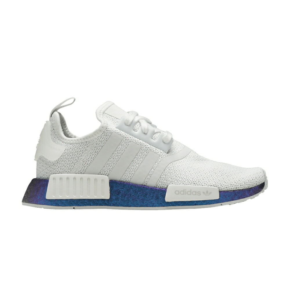 アディダス 青色 ブルー 銀色 シルバー 白色 ホワイト NMD_R1 METALLIC BOOST スニーカー メンズ ADIDAS BLUE / SILVER METALLIC CLOUD WHITE