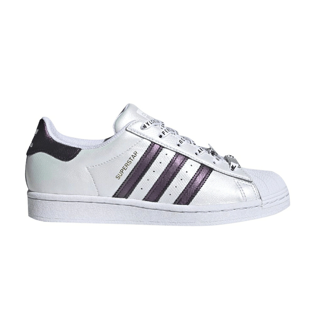 アディダス スーパースター 白色 ホワイト コア 黒色 ブラック ゴールド 'JEWELS' スニーカー レディース ADIDAS WMNS SUPERSTAR / CLOUD WHITE CORE BLACK GOLD