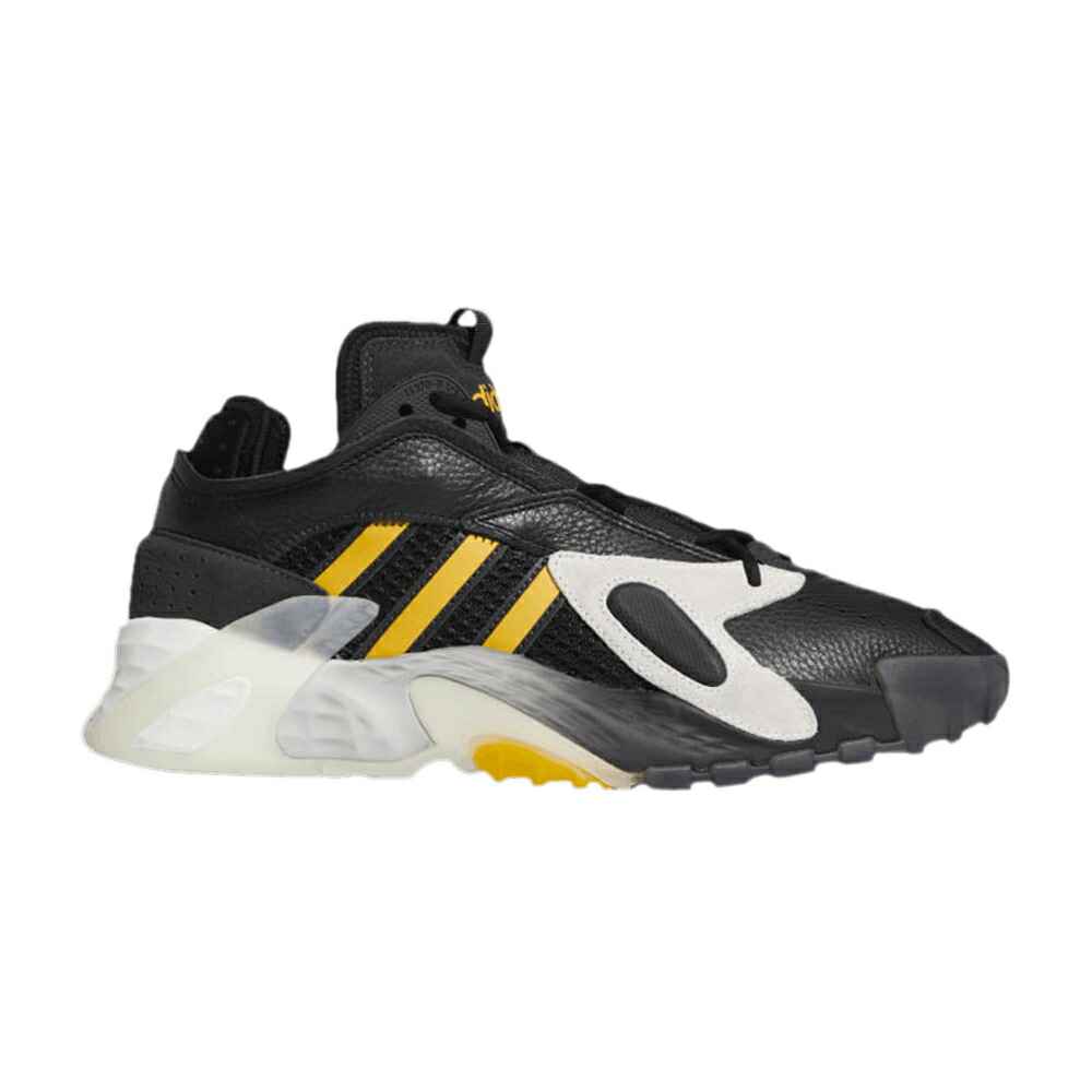 アディダス ストリートボール コア 黒色 ブラック カーボン COLLEGIATE GOLD スニーカー メンズ ADIDAS STREETBALL / CORE BLACK CARBON COLLEGIATE