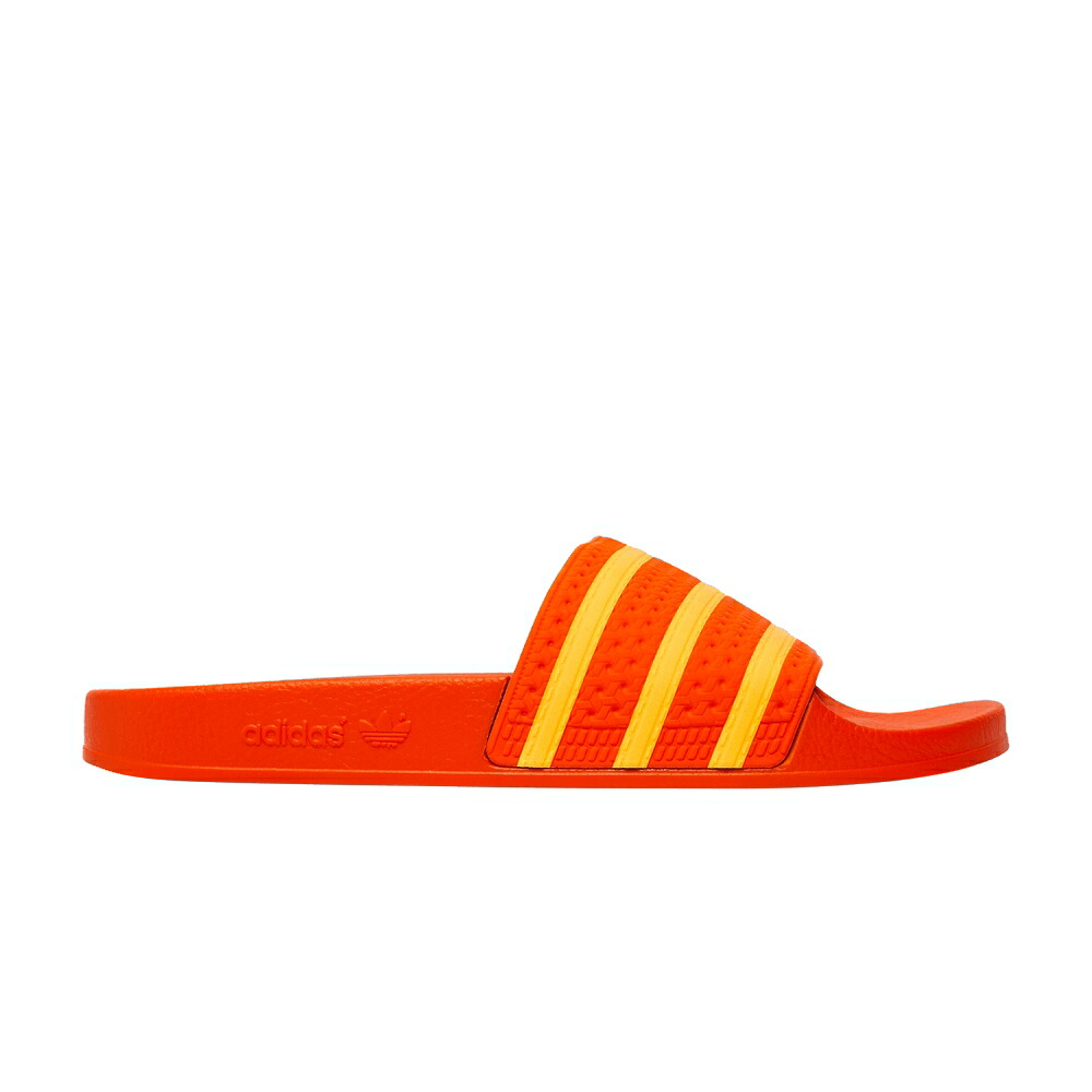 アディダス アディレッタ 橙 オレンジ色 \u0027FLASH ORANGE\u0027 スニーカー レディース ADIDAS WMNS ADILETTE / ORANGE FLASH ORANGE ORANGE