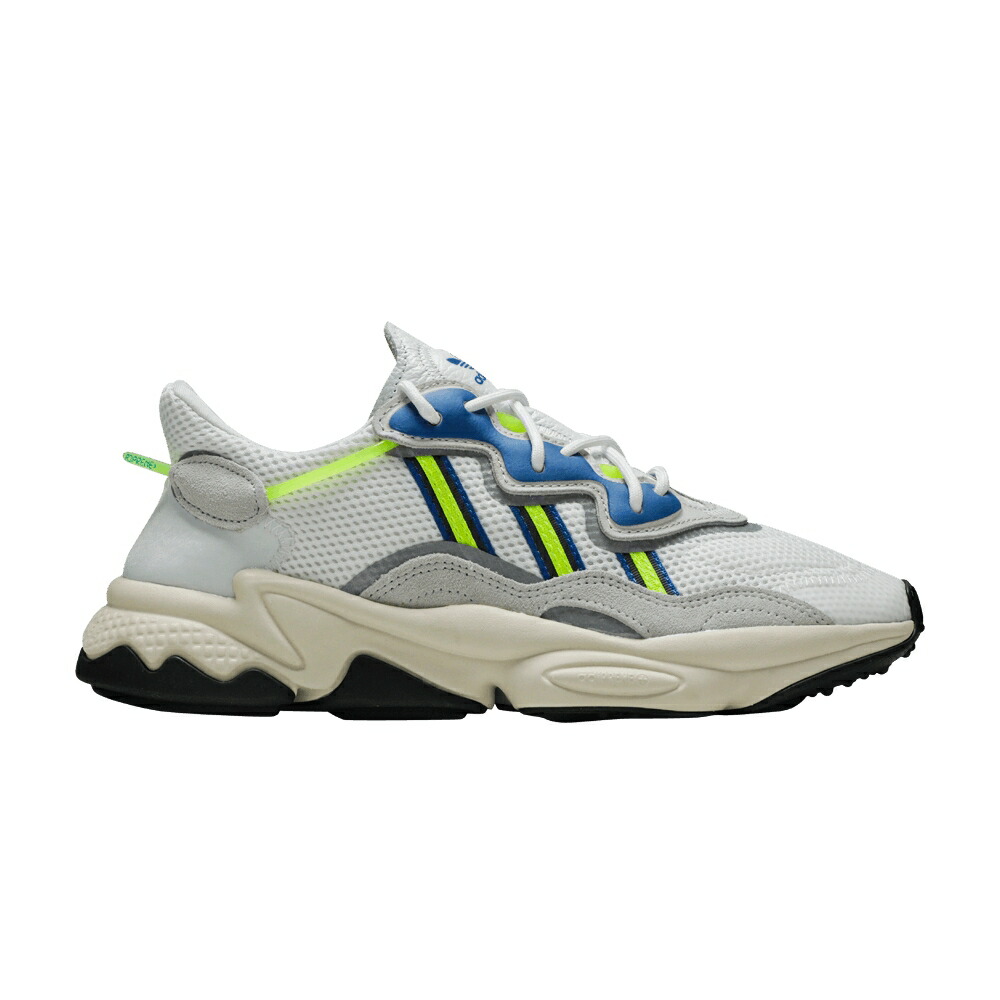 アディダス 白色 ホワイト 灰色 グレー OLAR YELLOW スニーカー メンズ ADIDAS OZWEEGO / CLOUD WHITE GREY ONE SOLAR