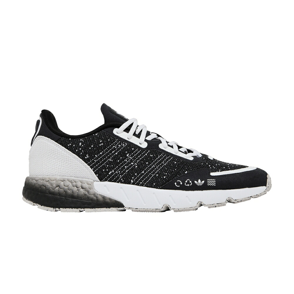 アディダス ブースト 灰色 グレー コア 黒色 ブラック 白色 ホワイト 'GREY WHITE' スニーカー メンズ ADIDAS ZX 1K BOOST / GREY ONE CORE BLACK CLOUD WHITE