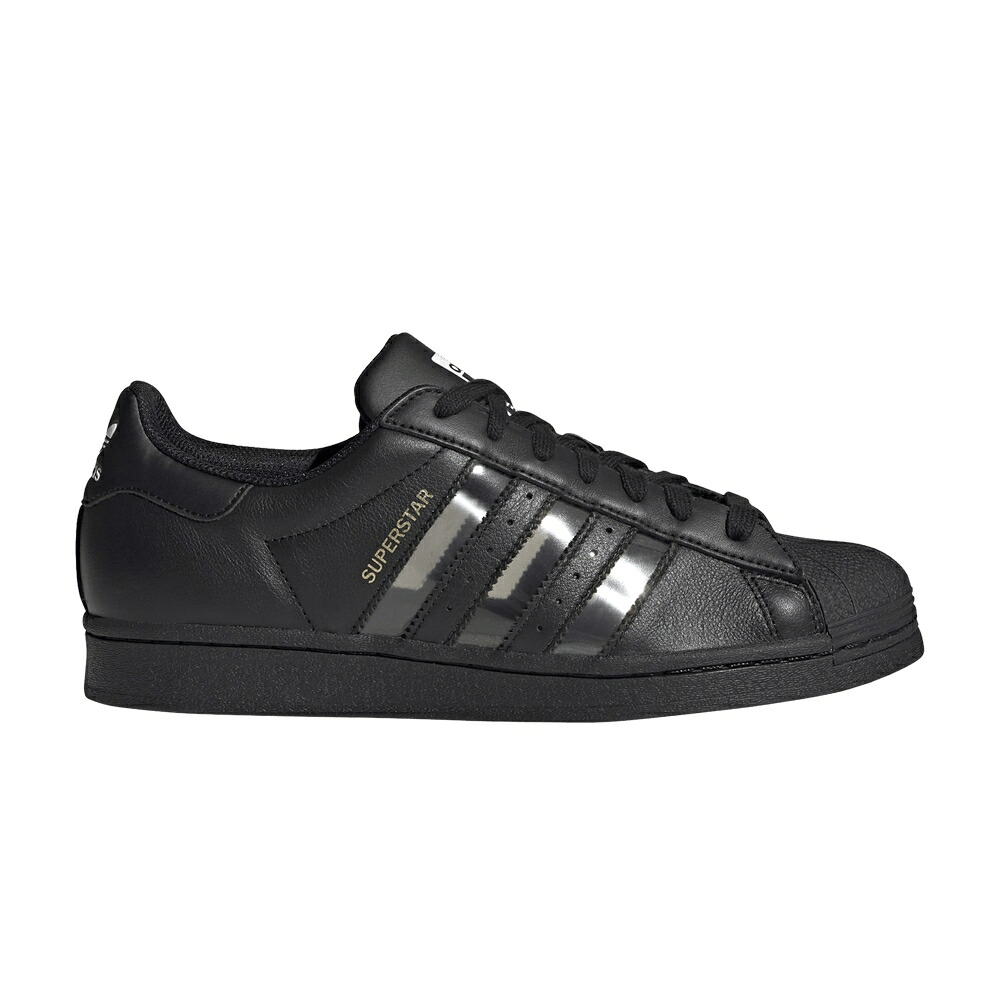 アディダス スーパースター コア 黒色 ブラック 'BLACK TRANSPARENT' スニーカー メンズ ADIDAS SUPERSTAR / CORE BLACK SUPPLIER COLOUR CLOUD