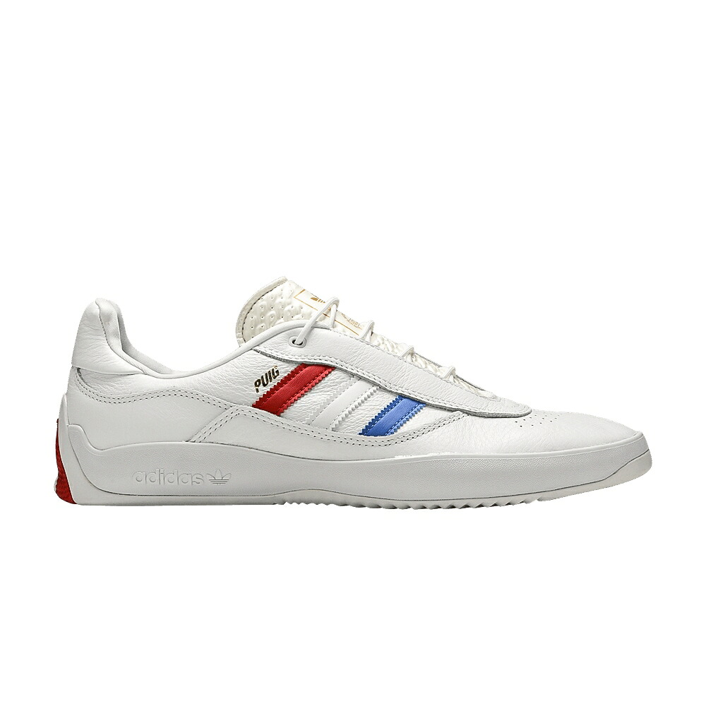 アディダス 青色 ブルー 白色 ホワイト 赤 レッド 'WHITE RED' スニーカー メンズ ADIDAS PUIG BLUE BIRD / CLOUD WHITE BLUE BIRD VIVID RED｜スニケス