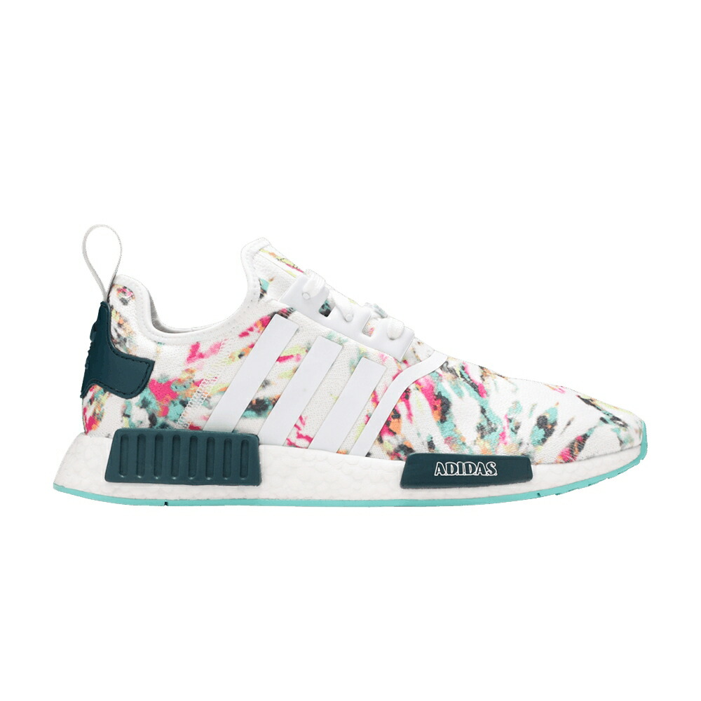 アディダス 白色 ホワイト ワイルド NMD_R1 WATERCOLOR スニーカー メンズ ADIDAS / CLOUD WHITE WILD TEAL ACID MINT