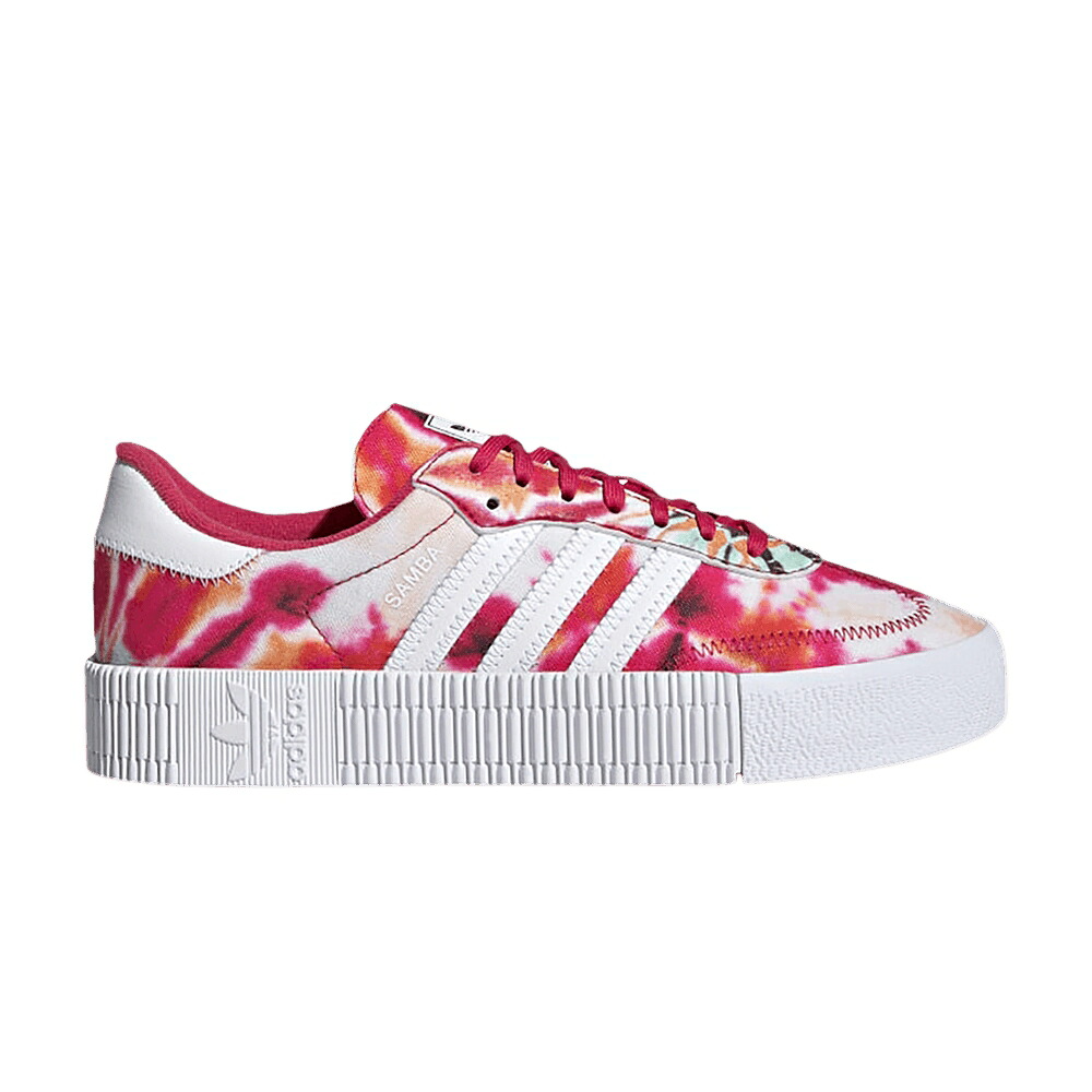 アディダス パワー ピンク 白色 ホワイト 'TIE PINK' スニーカー レディース ADIDAS WMNS SAMBAROSE DYE - POWER / POWER PINK CLOUD WHITE POWER｜スニケス