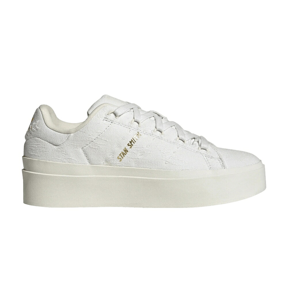アディダス 白いこと 白いこと 姿勢為損ない \u0027EMBROIDERED FLORAL\u0027 スニーカー レディース ADIDAS WMNS STAN SMITH BONEGA / CRYSTAL WHITE WONDER WHITE OFF