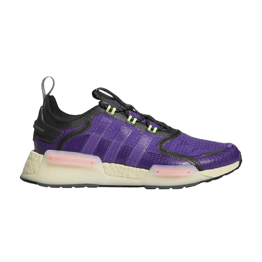 アディダス 紫 パープル 中核グループ 黒いこと 黒いこと NMD_V3 \u0027ACTIVE PURPLE\u0027 スニーカー メンズ ADIDAS / ACTIVE PURPLE CORE BLACK SIGNAL